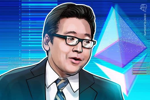 Tom Lee prevê recuperação em ‘V’ para o Ether; investidores devem buscar oportunidades