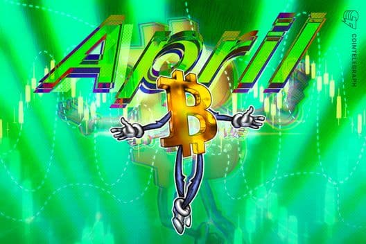 Bitcoin: Abril registra o melhor desempenho mensal em um ano