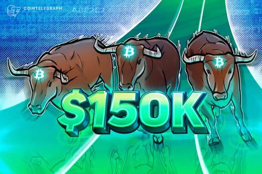 O otimismo em torno do Bitcoin a $150K está diminuindo, o que é saudável, afirma Santiment
