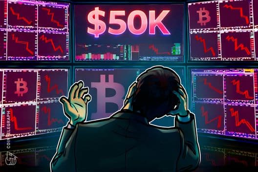 Traders de Bitcoin aguardam fundo em $50 mil: Cinco pontos importantes sobre o BTC nesta semana