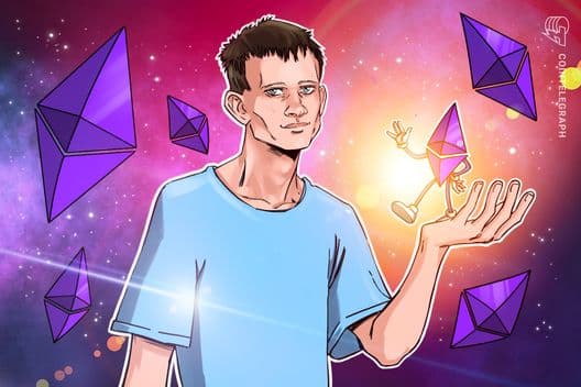 Vitalik Buterin vende $6,6 milhões em ETH após anunciar retiradas planejadas