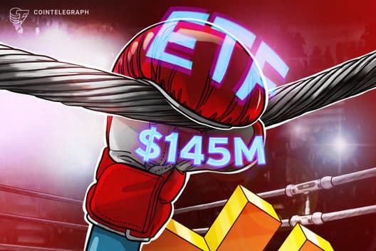 ETFs de Bitcoin recuperam força com entrada de US$ 145 milhões no mercado